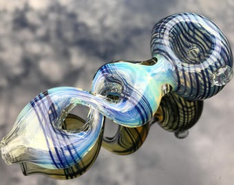 Color Changing Glass Pipe / Glass Smoking Pipe KS19 / Glass Pipes / Glass Spoon Pipe / Smoking Bowl / Glass Smoking Bowl / Tobacco Pipe 19