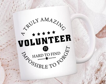 Volunteer Appreciation Gifts,  Volunteer Gifts, Thank you Gift for Volunteer, Appreciation mug, Retirement gift, Best Volunteer, PTA PTO