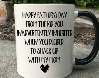 Funny Step Dad Fathers Day Mug, Step Dad mug, Happy Fathers Day mug, Father's day Mug, Mug for Dad, New Dad Gift, Step Dad Gift