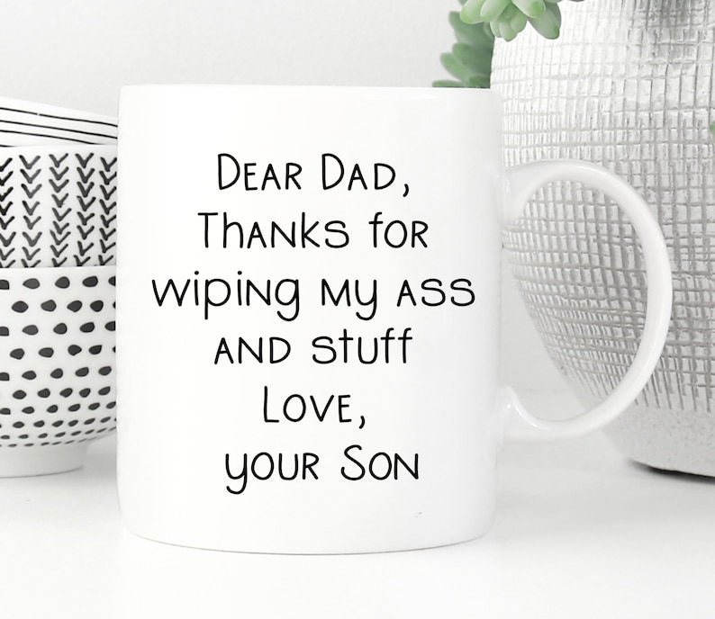 Dad Gift From Son Funny Dad Fathers Day Mug Gifts for Etsy