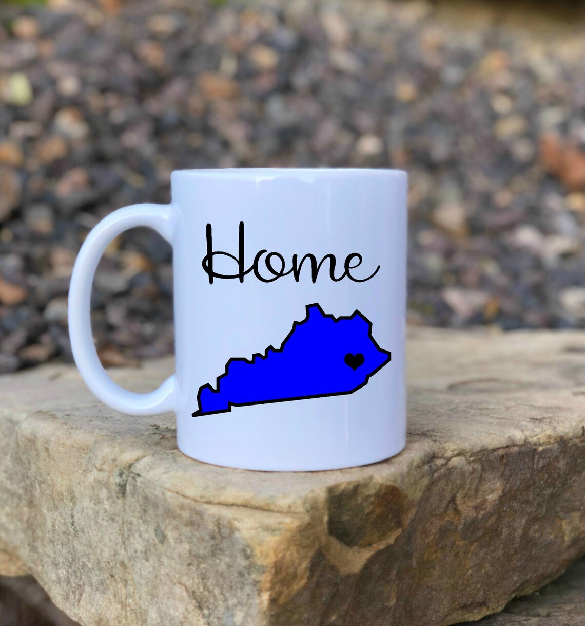 kentucky map travel mug