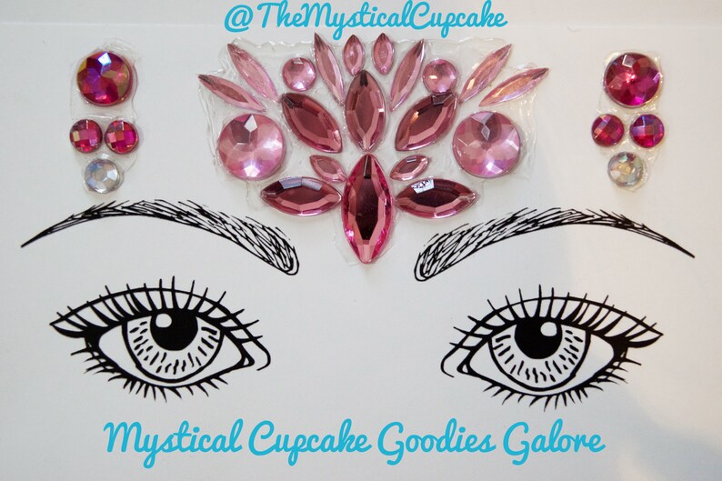 Princess Tiara Face Gem Acrylic Face Jewels for Raves and Etsy
