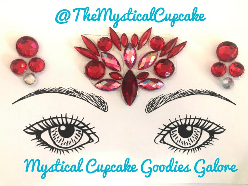 Princess Tiara Face Gem Acrylic Face Jewels for Raves and Etsy