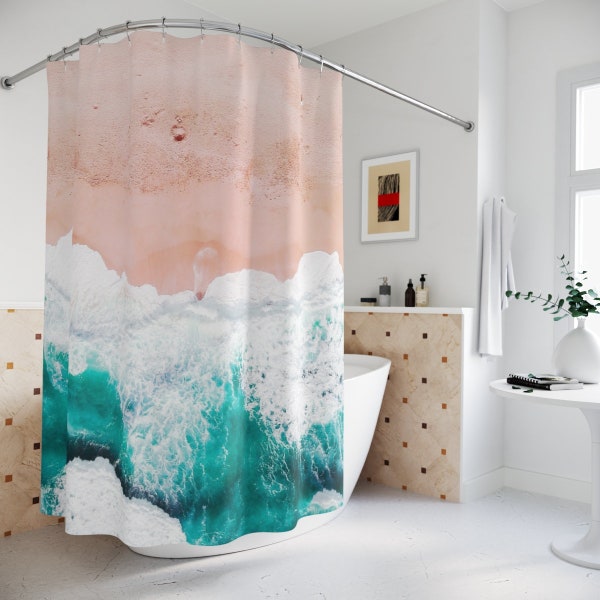 Beach Shower Curtain - Etsy
