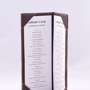 Large Custom Menu