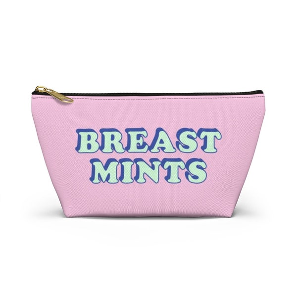 Breast Mints, Funny Estrogen Storage Bag for Estrogen Pills, Transgender MTF, Trans Pride Gift, Funny Transition Gift, Travel Gift