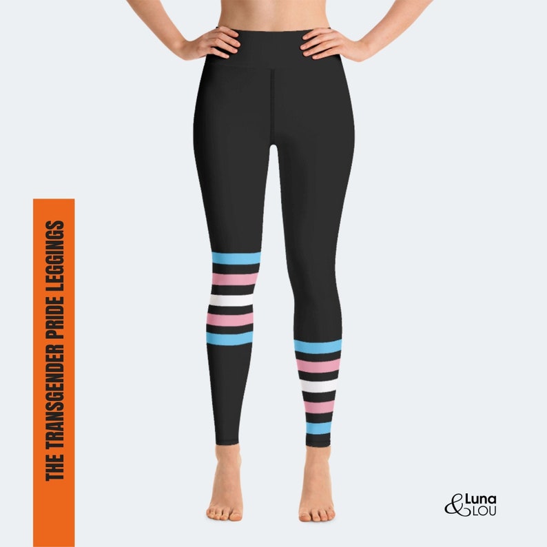 Transgender Pride Festival Leggings,Trans Yoga Leggings,trans pride training leggings,transgender ftm leggings,transgender mtf leggings