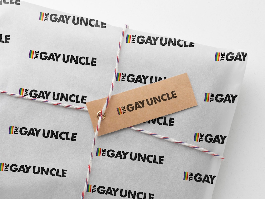 Gay Uncle Gift Wrapping Paper Roll Funny Christmas or Etsy