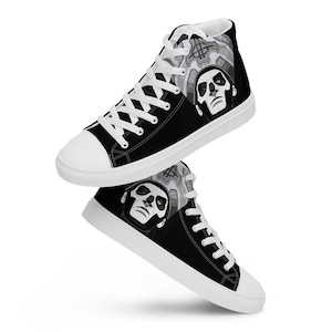 Ghost inspired Men&#39;s Hi-top sneakers