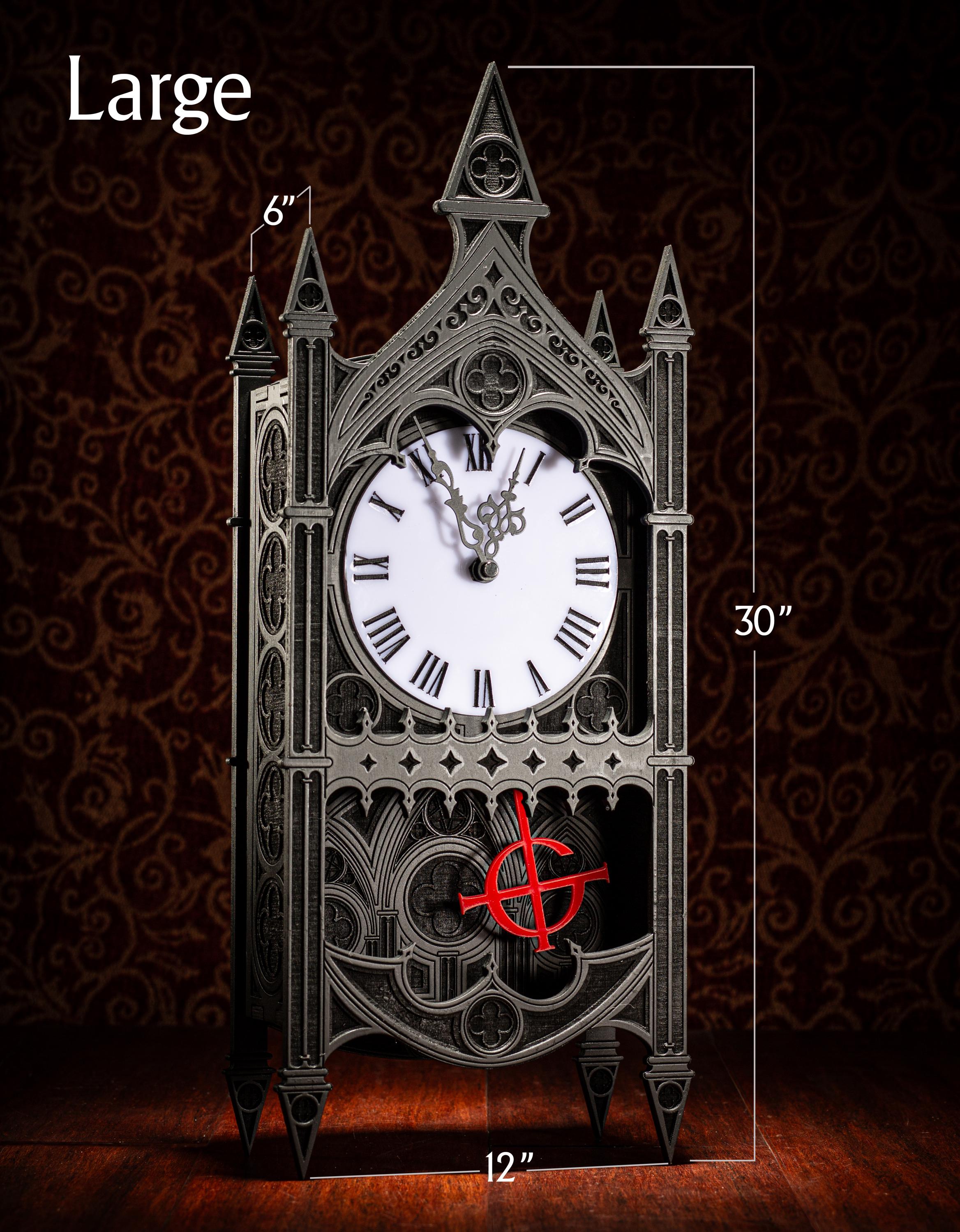 Monstrance Clock: Dark Gothic Grandfather Clock - Etsy
