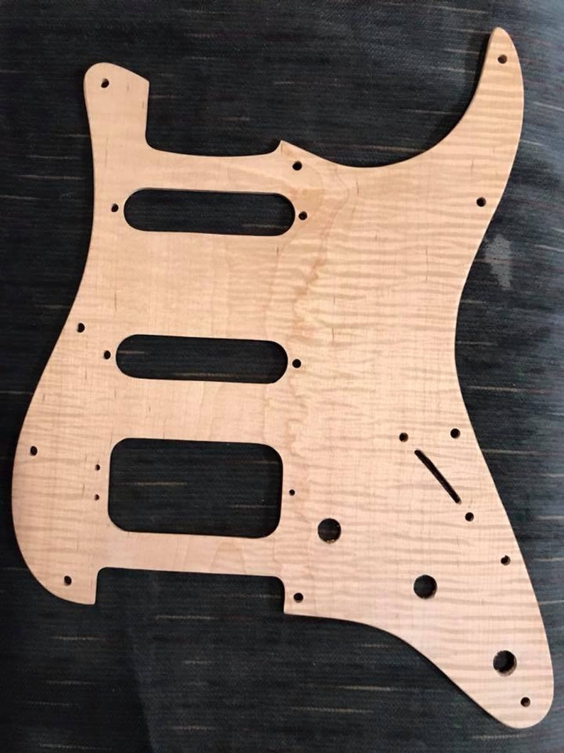 Fender Stratocaster HSS Pickguard shown in Flame Maple please Etsy