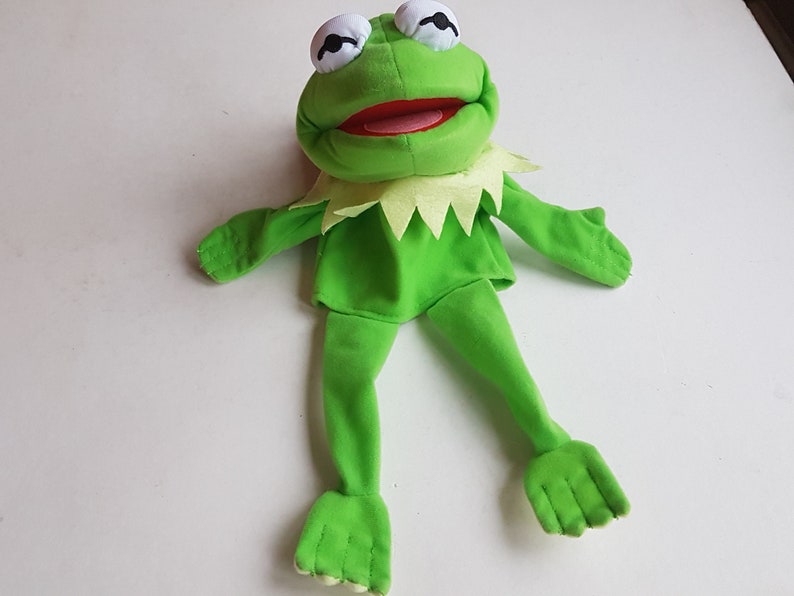 SELTEN Die Muppets Handpuppen Puppen Kermit Miss Piggy Fozzie Schwedischer Koch Gonzo Waldorf Statler Tier Wählen Sie oder komplettes Set Bild 2