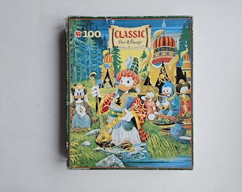 Vintage 1980 Walt Disney Donald Duck Daisy Duck Nephews Jigsaw