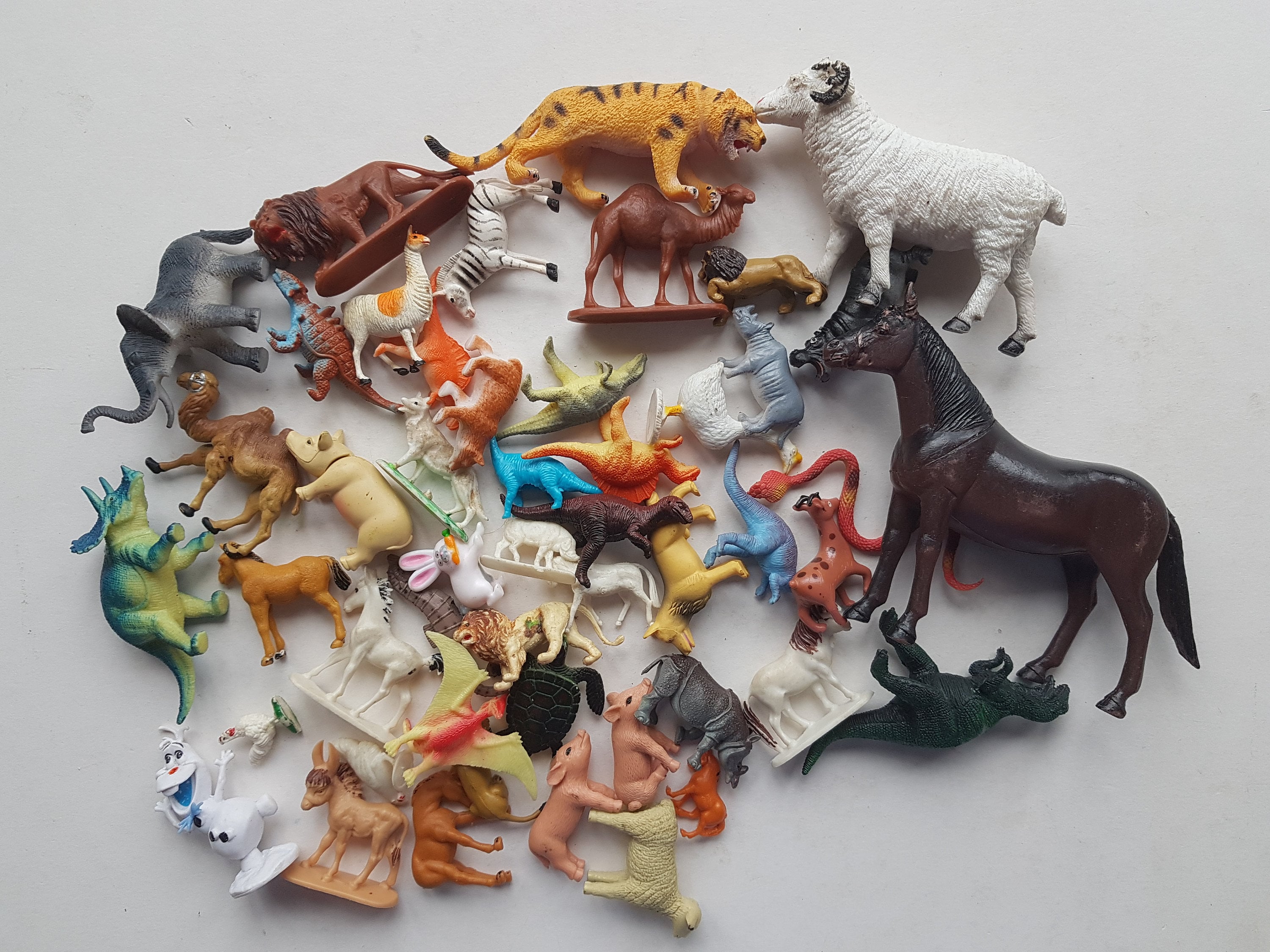 18 piezas de juguetes de animales de safari, figuras realistas de animales  norteamericanos y australianos, figuras educativas de animales salvajes
