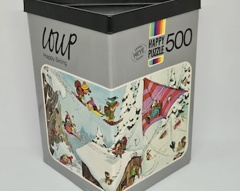 Puzzle Heye Vintage 1995 – Chasse Aux Monstres – 500 Pièces – Complet – Édition Rare