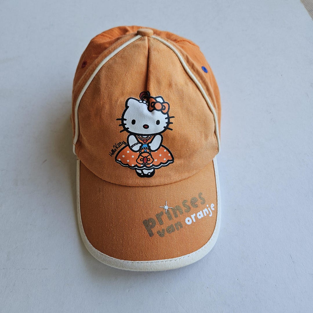 Hello Kitty Women Girl Orange Baseball Cap Hat Netherlands  display picture 1