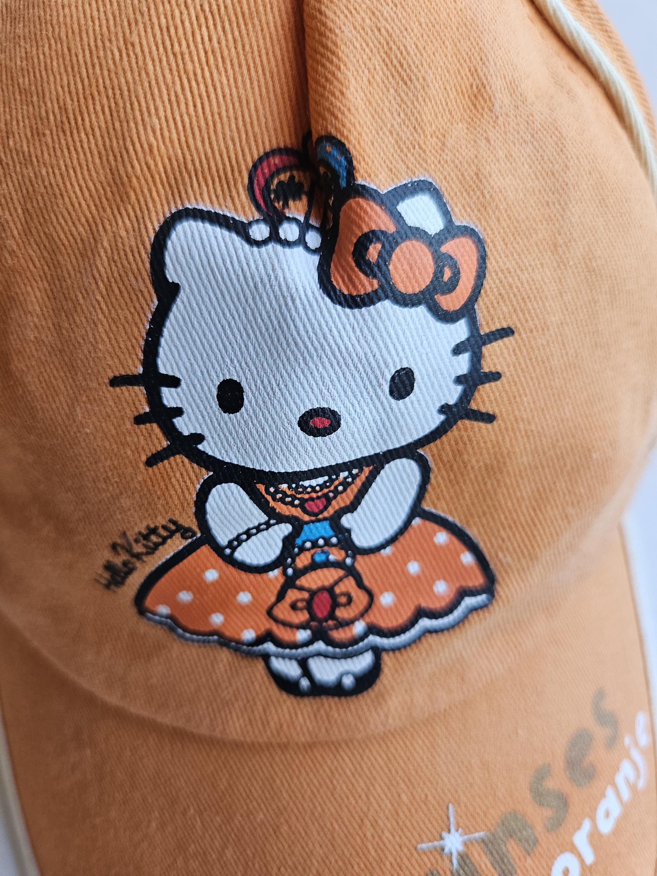 Hello Kitty Women Girl Orange Baseball Cap Hat Netherlands 