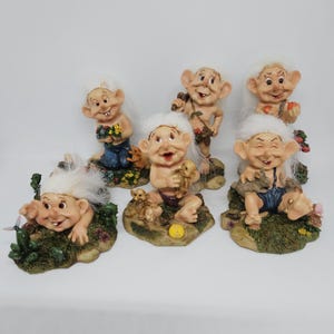 Trolls Figurines Handpainted Figurines 2000 W.U.L. AGA  Limited Edition Choose Or Complete Set