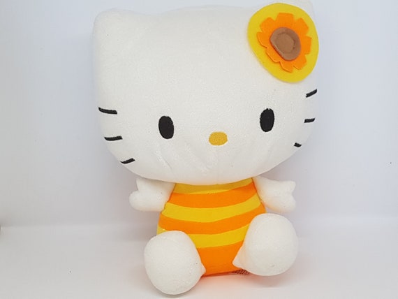 Hello Kitty Avec Des Ailes Jaune Orange Peluche Animal Jouet Amusement Prix  Sanrio -  France