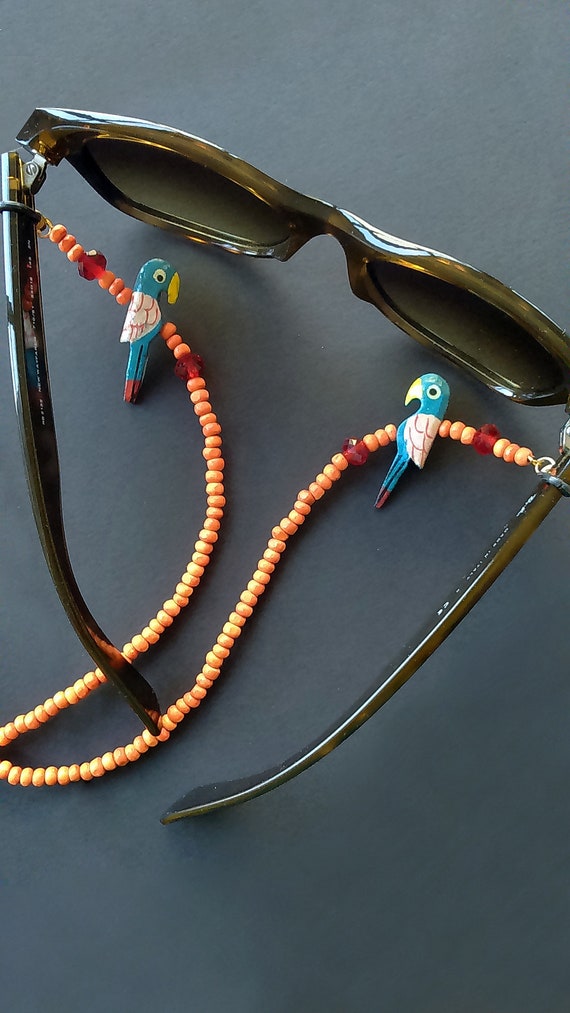 Eyeglass Chain Sunglass Strap Boho Eyeglass Holder Beaded Etsy