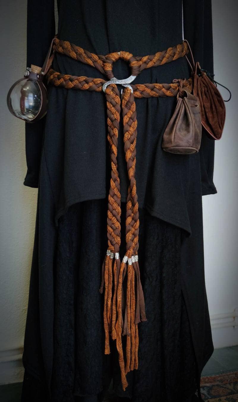 Handwoven Troll Cross Belt: Braided Norse Pagan Belt - Etsy display picture 3