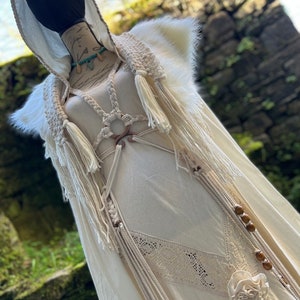 Conjunto de boda nórdica, Handfasting, Boda vikinga, Boda pagana, Vestido de novia vikingo, Boda nórdica, Boda élfica, Boda celta, Elopement