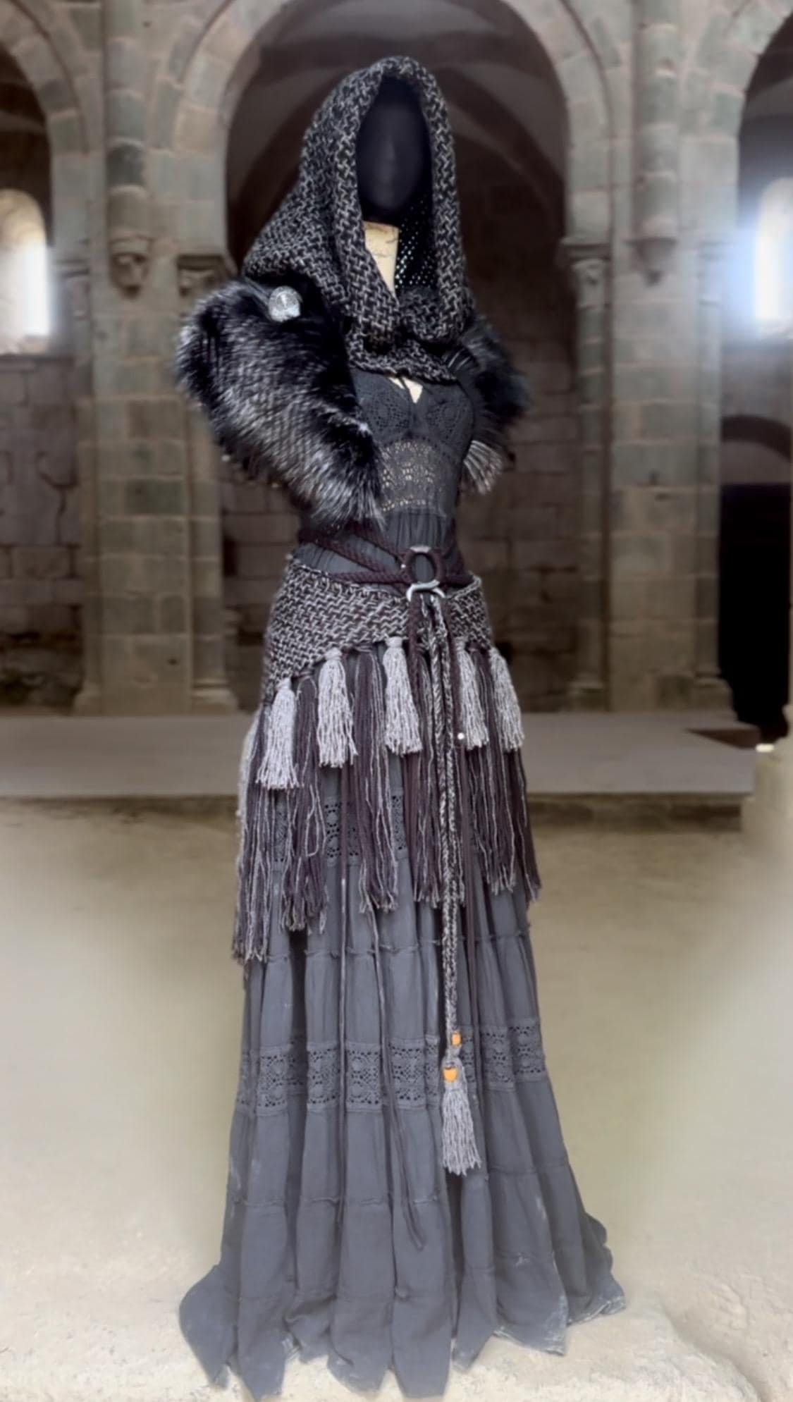 lace viking wedding dress Bohemian Fairy Lace Wedding Dress