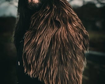 The Norseman Fur, Authentic Norse Viking Fur Mantle, Norse Wedding