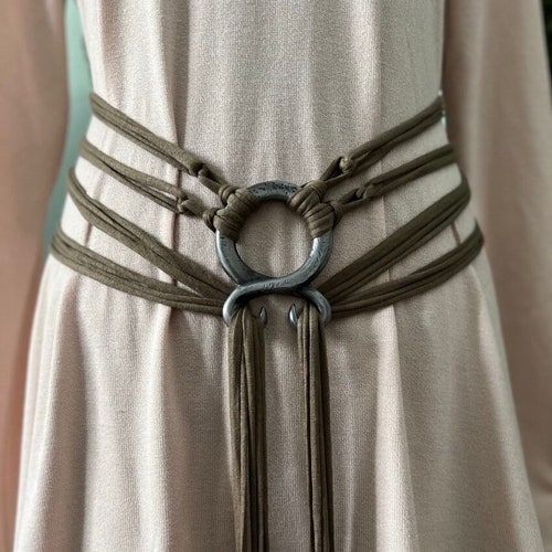 Norse Witch Belt: Beltane Troll Cross Harness, Recycled  display picture 1