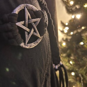 Pentagram Belt, The ELEMENTAL Belt, Gothic Belt, Witch Belt, Pentacle Belt, Pagan Belt, Wicca Belt, Dark Gothic Belt, Pagan Clothing, Witchy
