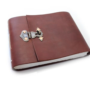 The Arches Watercolour Journal - Arches Hot Pressed Watercolour 300gsm (140lb) - Gift for Artist - Leather Sketchbook