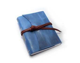 The A5 Journal - Handmade Leather Journal  -  Blank Sketchbook  -  Sketchbook  -  Writers Journal   -  Leather Book -  Leather