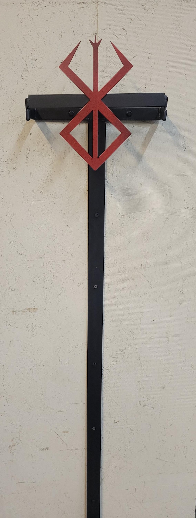 Commissioned/ Custom Made Metal Dragon Slayer Anime/Manga Sword Wall Display Mount - Sword not Included image 7
