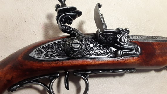 Right Handed Steampunk Style 18th Century Aged Non Firing Antique