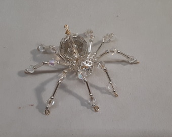 Steampunk Faceted Crystalline Ice Spider