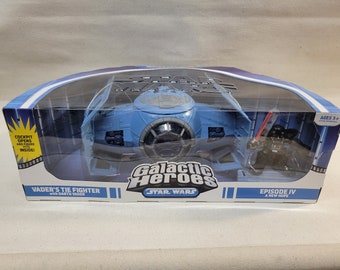 Star Wars Galactic Heroes- Vader's Tie Fighter Playset  Episode IV A New Hope