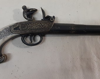 Steampunk Style 18th Century Aged Russian Non-Firing Flintlock