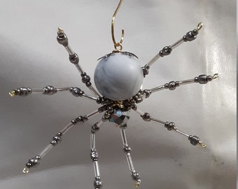 Steampunk Christmas Gray Marbleized Silicone Frost Spider