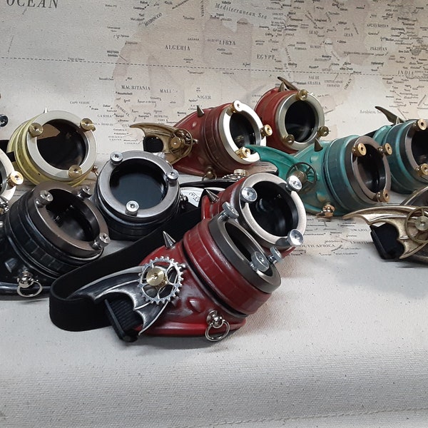 Steampunk Dragon Wing Engineer Goggles