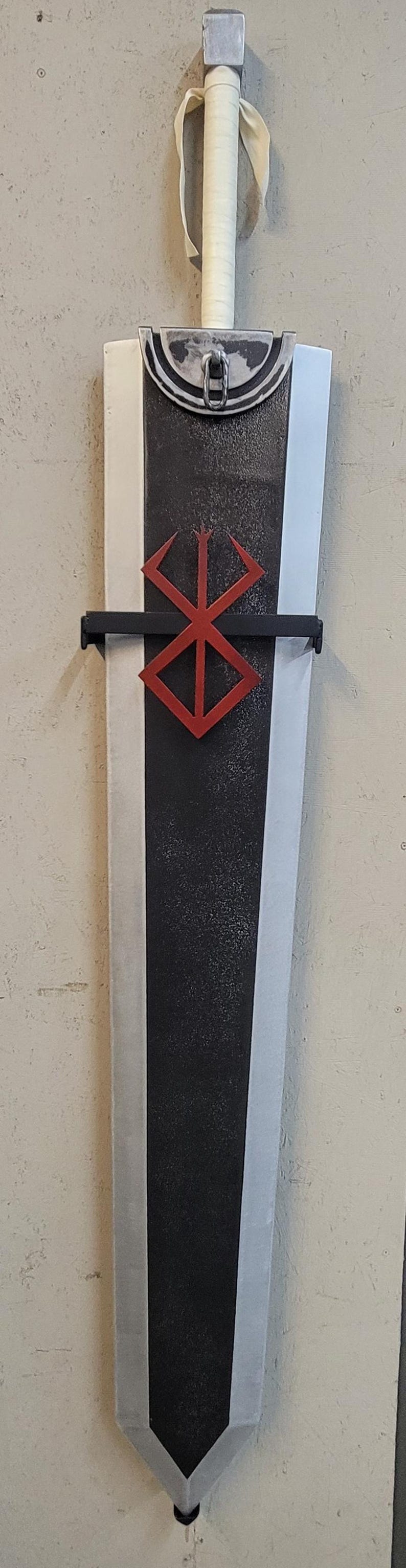 Commissioned/ Custom Made Metal Dragon Slayer Anime/Manga Sword Wall Display Mount - Sword not Included image 2
