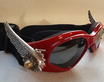 Small Steampunk Valkyrie Dog Goggles in 4 Colors