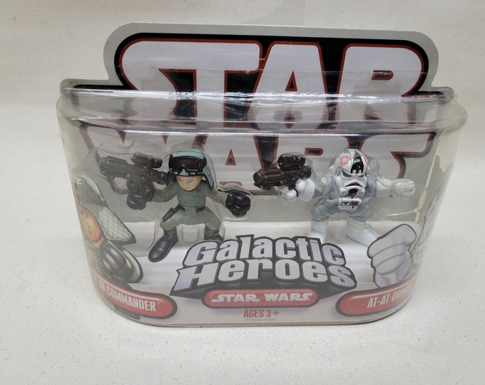 Star Wars Galactic Heroes 2 Pack- ATAT Commander and ATAT Driver