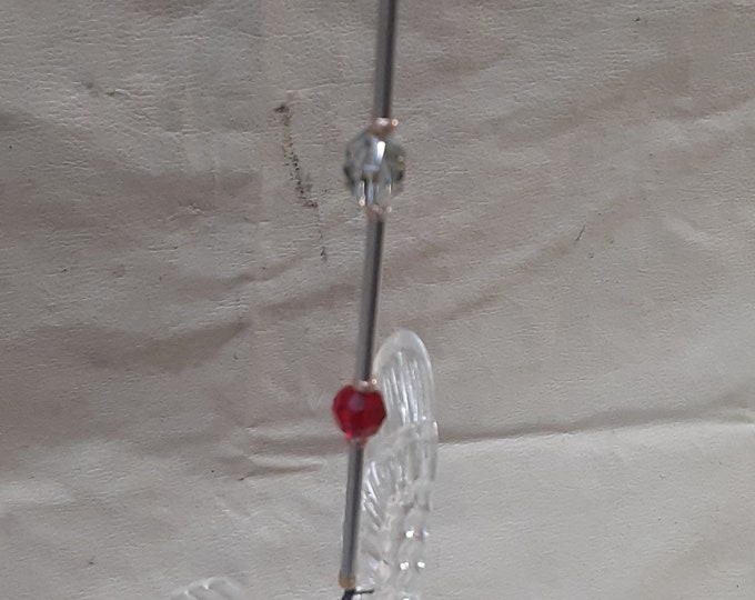 Small  Clear Acrylic Crystal Hummingbird Sun Catcher
