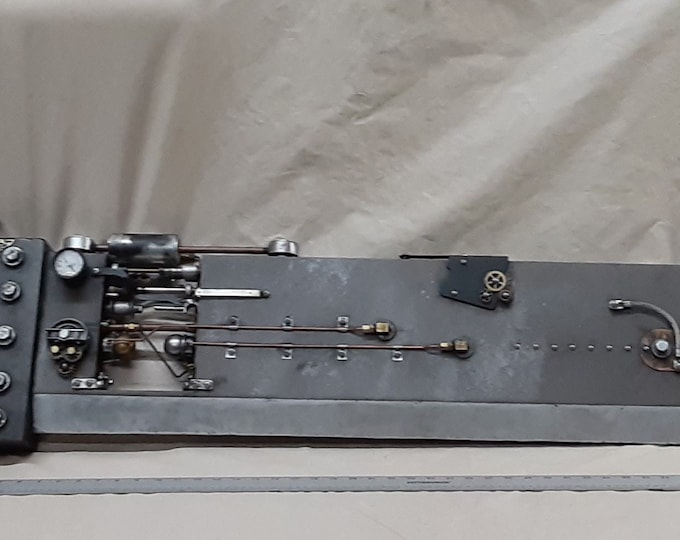 Custom Made Cloud Strife FFVII Inspired Metal Steambuster Sword with Steamateria