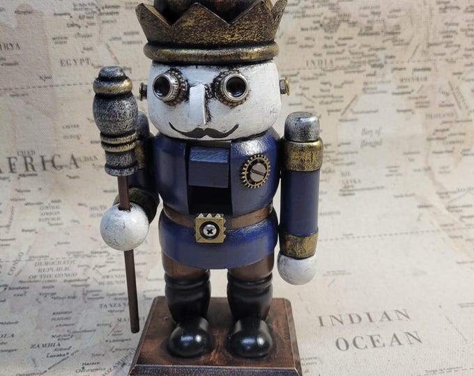 Steampunk Nutcracker With Goggles