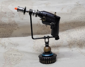 Steampunk Aether Powered Disruptor W/Tabletop Display