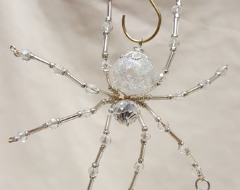 Steampunk Dew Drop Fractured Crystalline Ice Spider