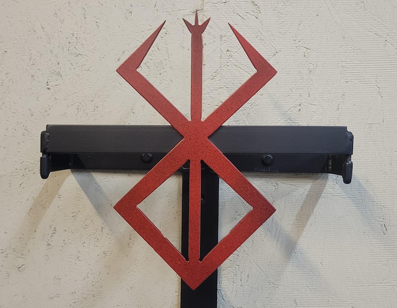 Commissioned/ Custom Made Metal Dragon Slayer Anime/Manga Sword Wall Display Mount - Sword not Included image 8