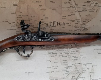 Small Right Handed Steampunk Style Pirate's Aged Non Firing 18th Century German Flintlock