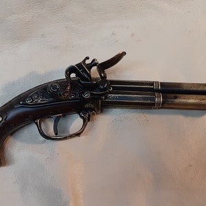 Right Handed Steampunk Style 18th Century Aged Three x Antique Reproduction Flintlock
